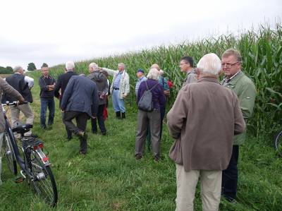 Begehung geplante Ortsumgehung Heuchlingen, 29.7.14 - 